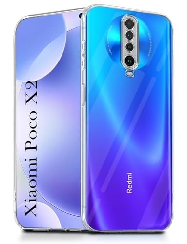 Image of COVERBLACK Soft Rubber Back Cover Compatible Model for Redmi K30 - Transparent
