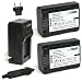 Wasabi Power Battery (2-Pack) and Charger for Sony NP-FV30, NP-FV40, NP-FV50 and Sony DCR-SR15, SR21, SR68, SR88, SX15, SX21, SX44, SX45, SX63, SX65, SX83, SX85, FDR-AX100, HDR-CX105, CX110, CX115, CX130, CX150, CX155, CX160, CX190, CX200, CX210, CX220, CX230, CX260V, CX290, CX300 , CX305, CX330, CX350V, CX360V, CX380, CX430V, CX520V, CX550V, CX560V, CX580V, CX700V, CX760V, CX900, HC9, PJ10, PJ30V, PJ50, PJ200, PJ230, PJ260V, PJ340, PJ380, PJ430V, PJ540, PJ580V, PJ650V, PJ710V, PJ760V, PJ790V, PJ810, TD20V, TD30V, XR150, XR155, XR160, XR260V, XR350V, XR550V, HXR-NX30U, NX70U