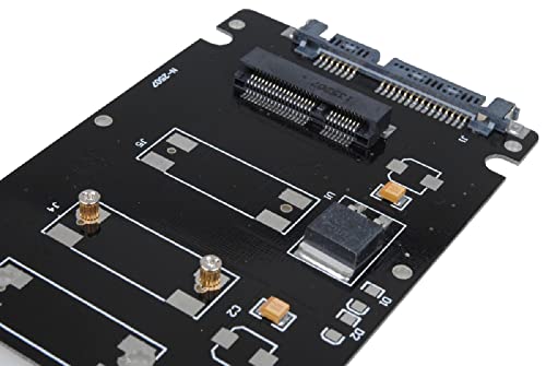 Adaptador Mini PCI-E mSATA a caja SATA 2.5" miniatura 5