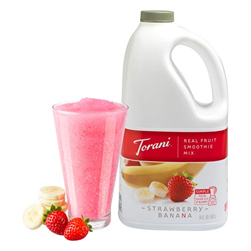 Torani Real Fruit Smoothie Mix, Strawberry Banana, 64 Ounce #TOP1