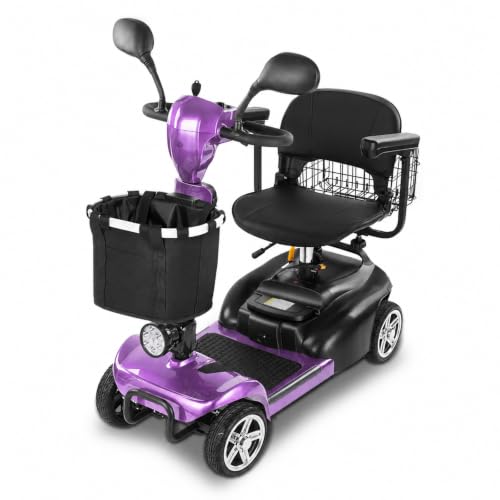 Image of Mobility Scooter for Seniors /Adults,20 /35 Miles up to 300lbs Capacity, 4 Wheels Mobility Scooters 350W 7MPH,USB Charging Detachable Lithium Battery with Rear Mirror