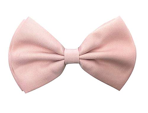 4everStore Unisex's Bow tie & Suspender Sets (Peach Wedding Pink)