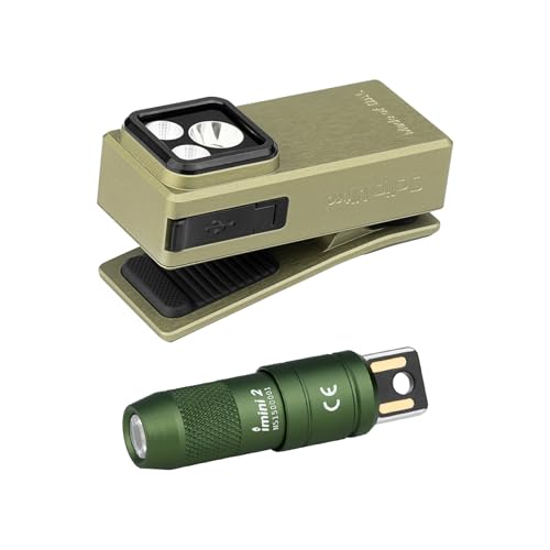 OLIGHT Oclip Ultra EDC Flashlight Clip-on Light 530 Lumens Bundle IMINI 2 EDC Rechargeable Keychain Flashlight - image 1