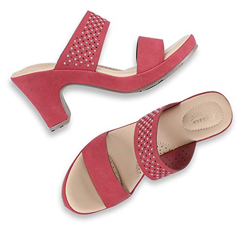 Image of Bata Women's CASEY Pink Heels - 3 UK (7715102)