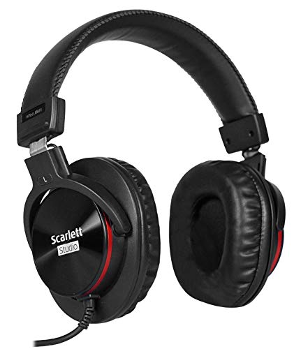 Focusrite Scarlett 2i2 Studio 3rd Gen USB Audio Interface Bundle for the Songwriter with Condenser Microphone and Headphones for Recording, Streaming and Podcasting