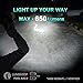 LUMINTOP LED Pocket-Sized Flashlight Tool AA2.0 IPX-8 Waterproof Light 5 Modes 650 High Lumens Super Bright LED Torch for Power Failure, Camping and Hiking (White Version)