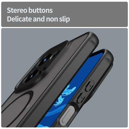 Image of Compatible with REDMI 15C (171mm) Case Cover,Compatible with MagSafe,Anti-Fall,Compatible with Xiaomi Poco C85 4G 25078PC3EE Cell Protective Phone Case Black