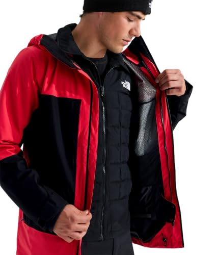 Image of THE NORTH FACE Men's Thermoball Eco Snow Triclimate Waterproof Insulated Ski Jacket | Helmet Compatible, Powder Skirt