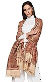  Weavers Villa Women\'s Pashmina Wool Blend Indian Handicraft Woven Shawls, Scarf, Wraps [Large Size: 40\