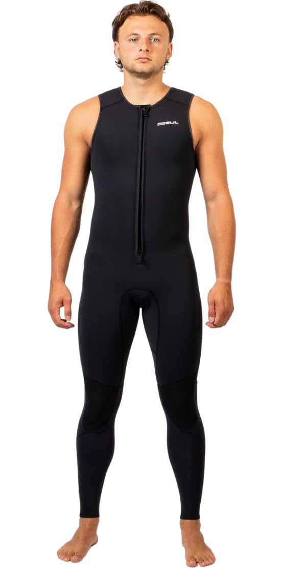 Gul 2025 Mens Response Natur 3mm Long John Wetsuit - Black
