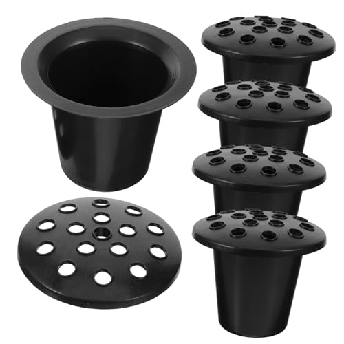 Hemobllo Vases Funéraires 5 Pièces en Plastique, Pots De Fleurs pour Tombeaux Et Décorations Extérieures Lors De Mariages Ou Réceptions