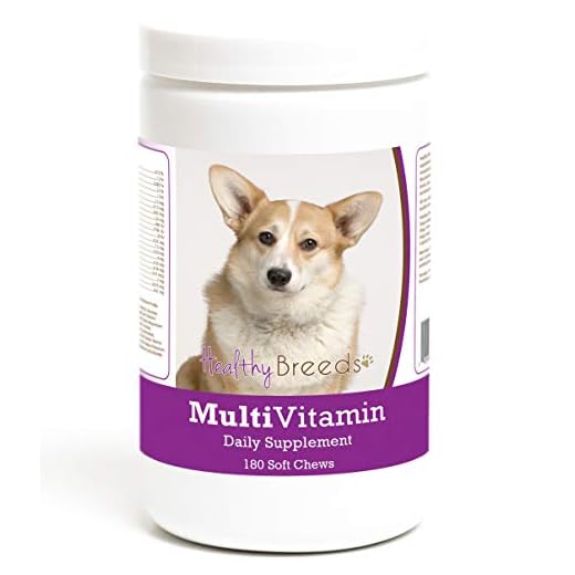 Healthy Breeds Cardigan Welsh Corgi Multivitamin Soft Chew for Dogs 180 Count