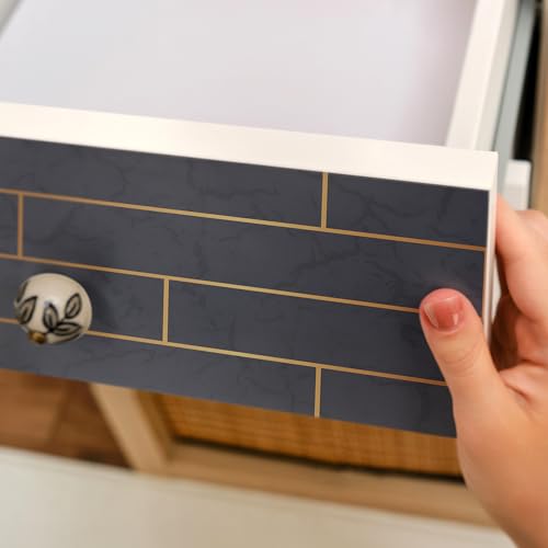 Vinilo para cubrir muebles dañados diseño ladrillo delgado autoadhesivo e impermeable 4