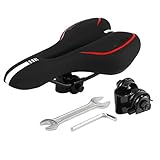 Ausgezeichnete stoß und maximale Festigkeit:Leicht Gewicht und schlanke, elastisch bequem und atmungsaktiv, der Art Sattel machen Sie sich wohl für lange Zeit Radfahren.