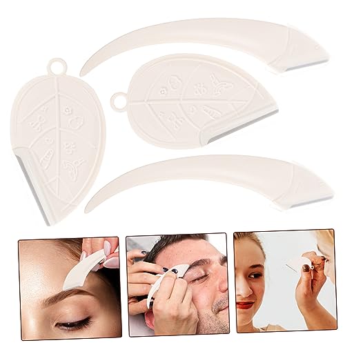 PLAFOPE 4 Pçs Barbeador De Sobrancelha Navalha Para Mulheres Lâminas De Rosto Ferramentas De Beleza