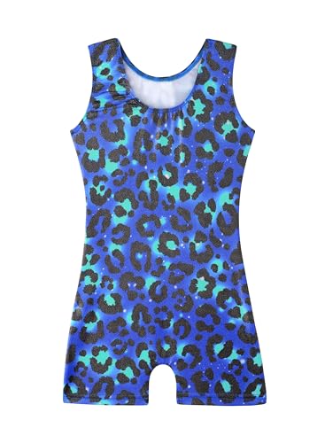 Image of HOZIY Gymnastics Leotards for Girls Unicorn Aurora Rainbow Mermaid Dinosaur Cupcake Sparkle Biketard Toddlers Kids Children