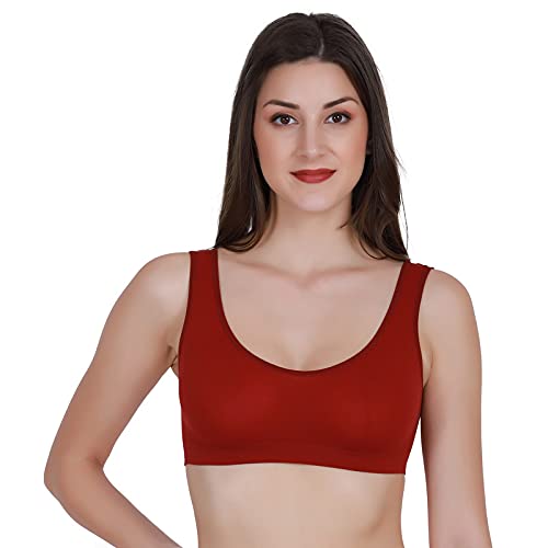 Amour Secret Women’s Nylon Non Padded Wire Free Sports Bra