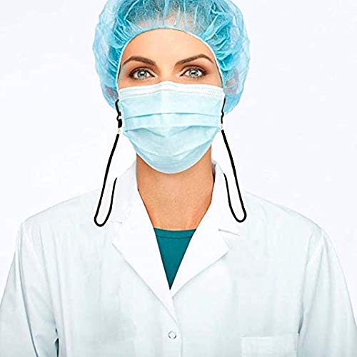 Tovip 10 peças de cordão de queixo de cores mistas com fecho ajustável – unissex removível para chap