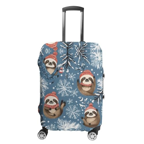 Housse de valise élastique motif paresseux de Noël XL R8