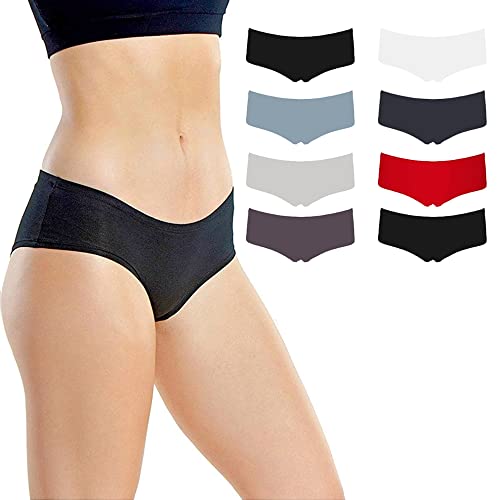 Emprella Women’s Boyshort Panties Seamless, Breathable Cotton Underwear2