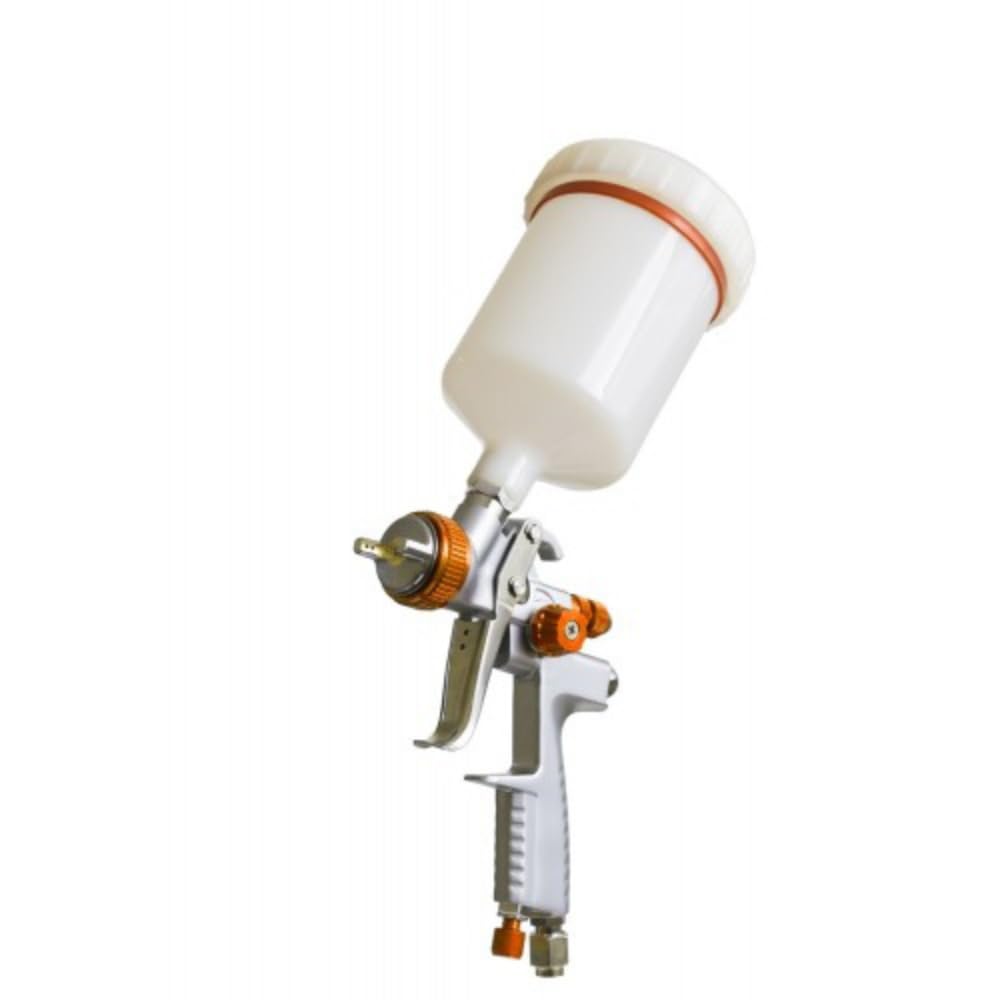 CEVIK PRO - CA-1857-1.3 Pistola de Pintura Profesional 1.3mm - Alta Precisión y Control - 600ml - Compresor 3HP - para Esmaltes - Ligera y Resistente - con Kit de Limpieza Completo