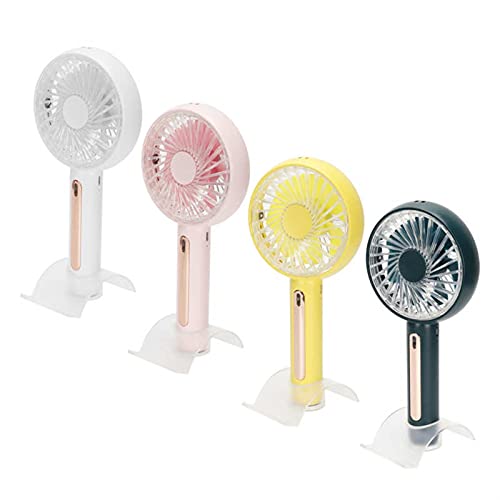 HAOSHAN Hand gehouden Elektrische Fan Desktop Verstelbare Mini Fan met Telefoon Stand 4 Windsnelheid Airconditioning… - Image 3
