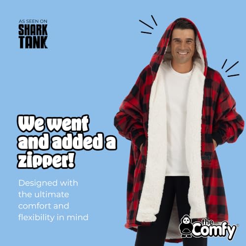 image for THE COMFY Original Full Zip | Sherpa Lined Microfiber Fleece Wearable 