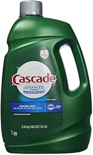 Cascade Advanced Power Liquid Machine Dishwasher Detergent with Dawn, 125-Fl. Oz, Plastic Bottle