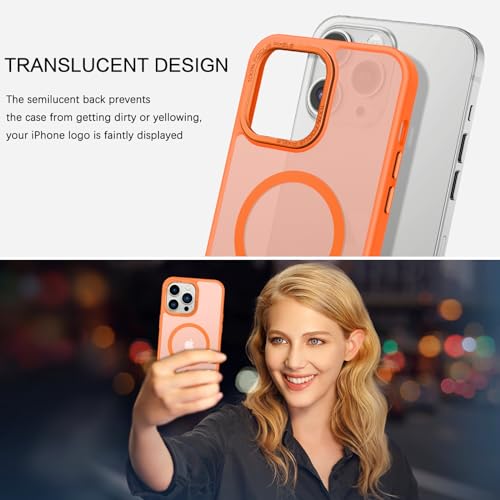Bentoben Magnetic For Iphone 13 Pro Case [Compatible With Magsafe] Translucent Matte 13 Pro Phone Case Slim Thin Shockproof Women Men Girls Boys Protective Cover Cases For Iphone 13 Pro 6.1" thumb #5