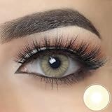 Yearly Color Contact Lenses – Soft, Natural Look – 2 Lenses – 60% Poly-2HEMA, 40% Water – Comfortable & Moisturizing – For Daily Wear or Cosplay (Amber/L011)