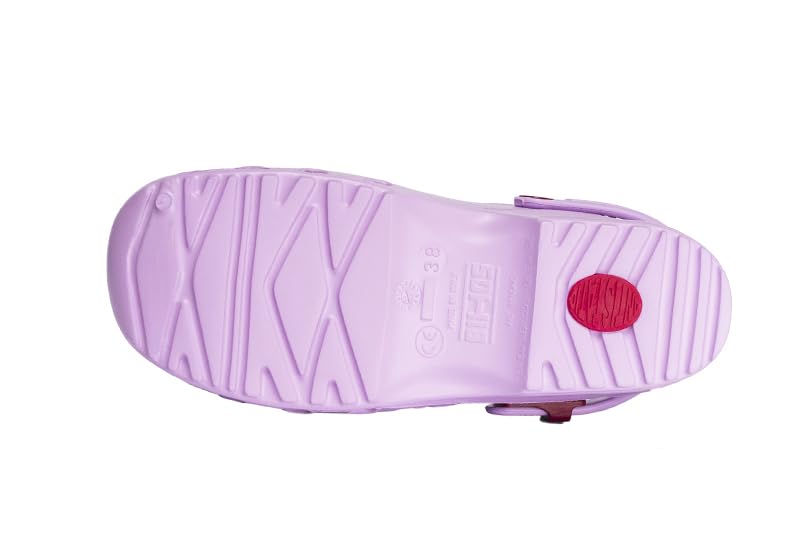 CALZURO Light - Zuecos Sanitarios Profesionales CE, Blanco, Verde, Lila, Rosa, Naranja, Azul, Negro