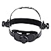 Replacement Headgear, Welding Welder Mask Adjustable Headband for Solar Auto Darkening Welding Helmet Accessories, Black and White(Black)