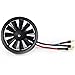 Powerfun EDF 50mm 11 Blades Ducted Fan with RC Brushless Motor 4300KV Balance Tested for EDF 4S RC Jet Airplane