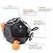 VCOSTORE Dodecagon Fidget Toys Cube - 12 Sided Fidget Toy Depression Anti,Stress and Anxiety Relax Great Fidget Toys for Adults Kids with OCD,ADD, ADHD, Autism(Black Orange)