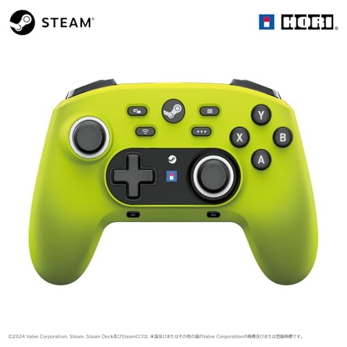 ワイヤレスホリパッド for Steam (ネオンイエロー)