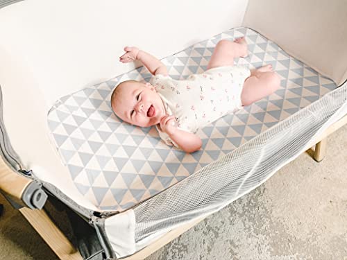 Bassinet Bed Sheets – Premium Bassinet Fitted Sheet For Halo, Mika Micky, Maxi Cosi & Others - 4 Pack 100% Jersey Knit - Bassinet Bedding For Standard Size Oval Or Halo Bassinet Pads For Boys & Girls #TOP2