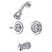 Kingston Brass GKB661AL Water Saving Vintage Tub & Shower Faucet with Pressure Balanced Valve, Polished Chrome