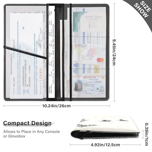 Organizador de Documentos Slim de Cuero miniatura 3