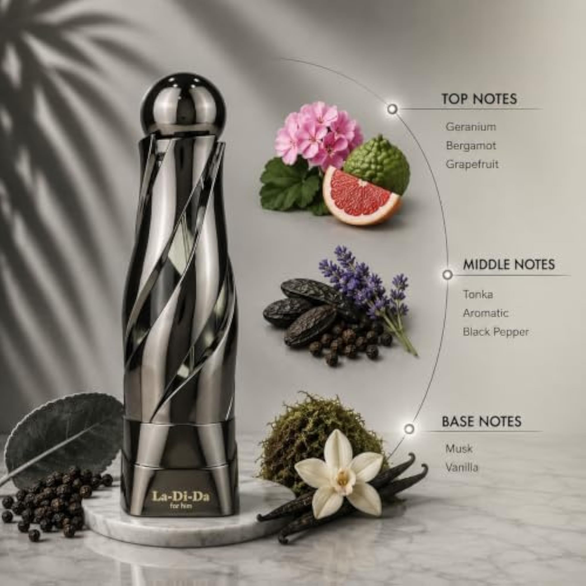La Di Da Eau De Parfum for Him, 100ml