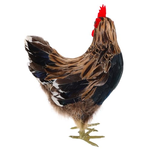 Texture realistica: il della gallina ha una texture realistica che ne aumenta l'autenticità e il fascino, statue di pollo, decorazioni di pollo