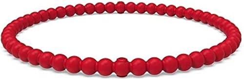 Miniatura 9 de Enso - Pulsera de silicona apilable con cuentas, pulsera de goma hipoalergénica, cómoda banda flexible para un estilo de vida activo, silicona de