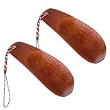MAJORMENCH 2 Stück Holzschuhlöffel Mini Schuhlöffel Aus Massivholz 9.00 X 3.50 X 0.50 cm Tragbar Für Schuhe an- Und Ausziehen Für Zuhause Reise High Heels Und Lederschuhe
