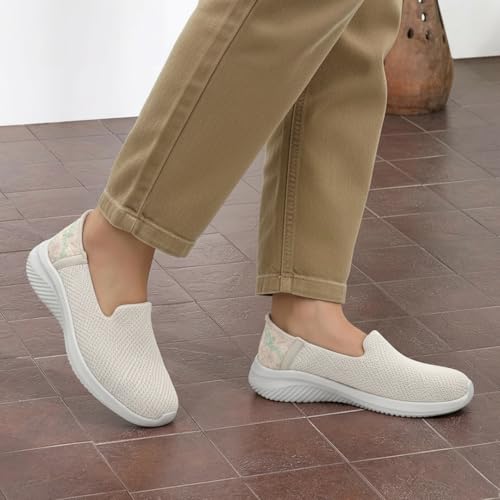 Image of KazarMax Easy On Women's Breathable Mesh Slip-On Loafers | Quick-Dry Casual Sneakers with No-Hands Design | Lightweight Anti-Skid Sole