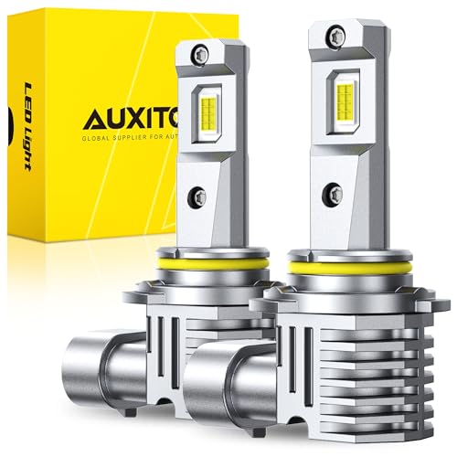 AUXITO HB4 LED Bulb 9006 Bulbs, 900% Brighter Ultra-Bright, Plug N Play, Long Lifespan, No Flicker, 99% Compatibility, 2PCS