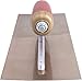MARSHALLTOWN PermaShape Finishing Trowel, 12 x 5 Inch Broken-In Golden Stainless Steel Concrete Tool, Made in the USA, PB7GSD