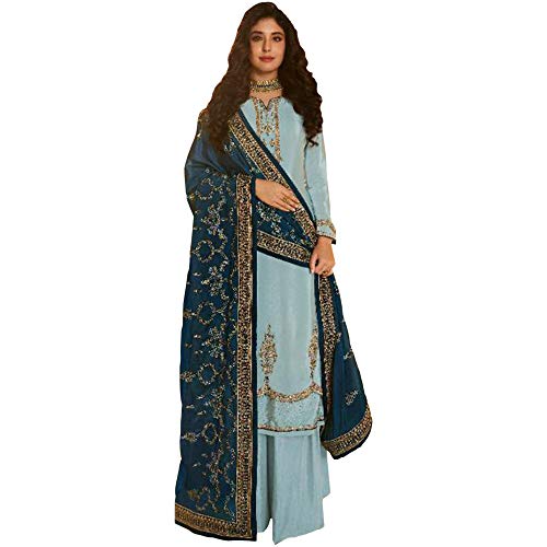 Ready to Wear Palazzo Suits Indian Designer Heavy Worked Shalwar Kameez Plazo Suits with Dupatta