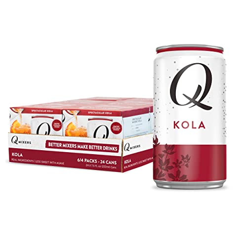 Q Mixers Kola, Premium Cocktail Mixer Made with Real Ingredients, 7.5 Fl oz (Pack of 24)