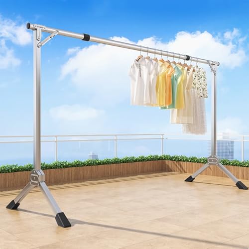 Xalteafe Tendedero Ropa Plegable,Tendedero Extensible Plegable,Tendales De Ropa Plegable De Pie,Clothes Drying Rack,Retractil Acero Inoxidable,para Tendedero De Ropa Interior Y Exteri