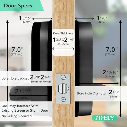 Smart Biometric Front Door Lock with Camera