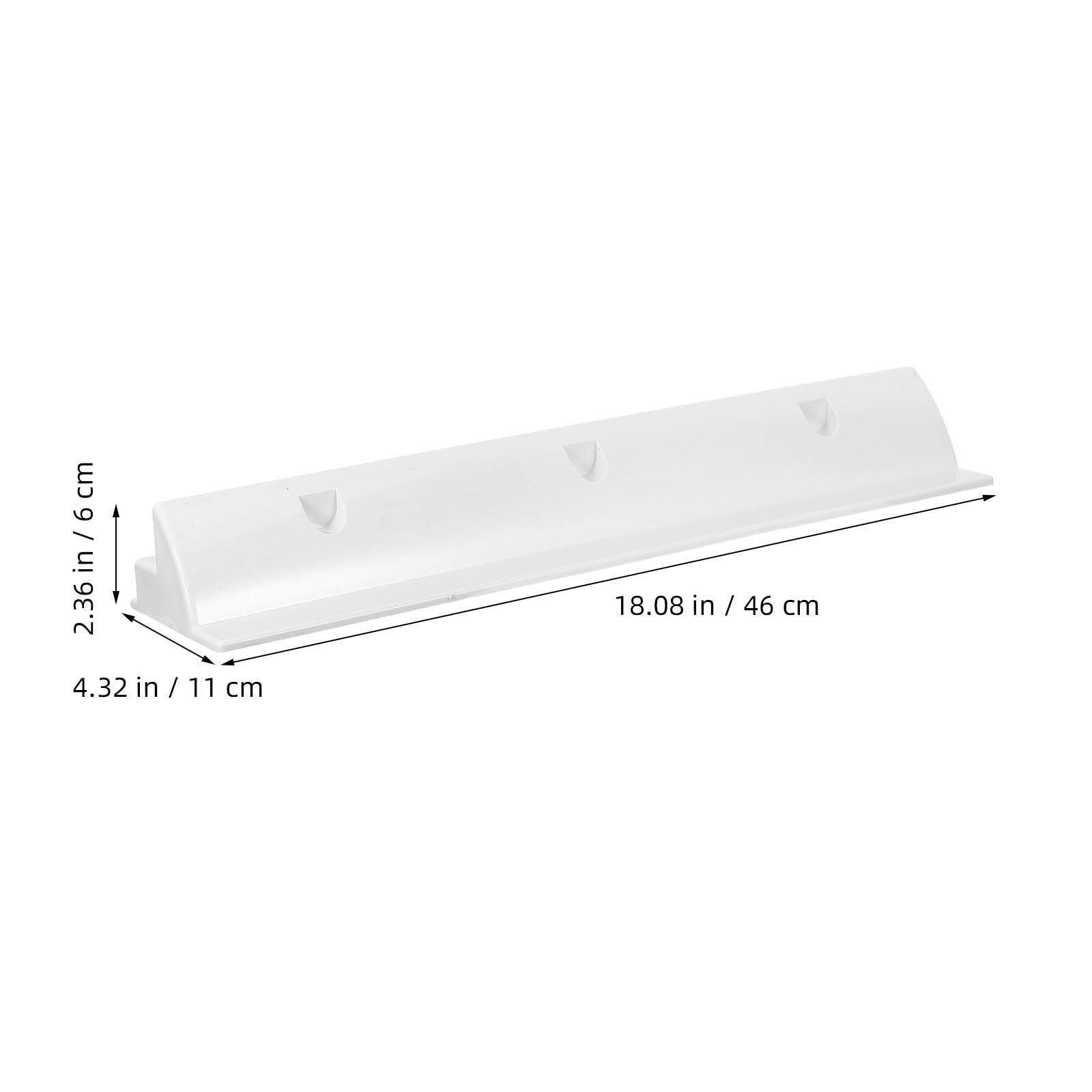 2 Piezas Soporte en L para Panel Solar Doméstico Abs Blanco Estructura Resistente y Montaje Lateral para Autocaravanas y Configuraciones Exteriores
